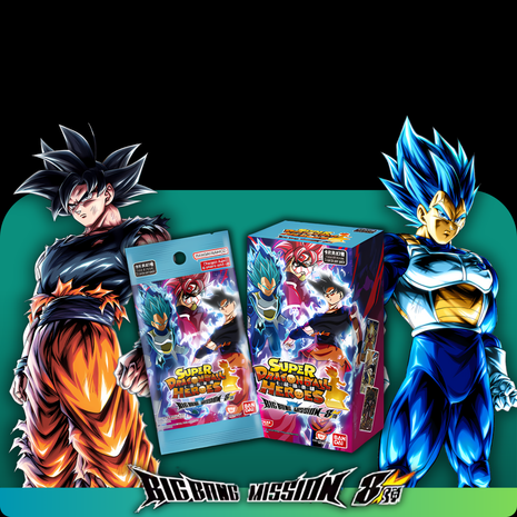 SDBH Big Bang Mission 8 Booster Box Set (24 Packs Each)