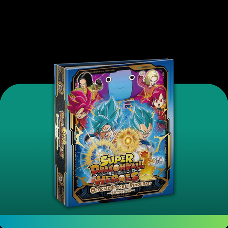 Super Dragon Ball Heroes Official 4-Pocket Binder Set (Bandai)