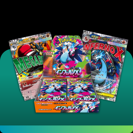 Pokemon TCG - Mega Brave - Mega Inferno X (m2) - Japanese Booster Box