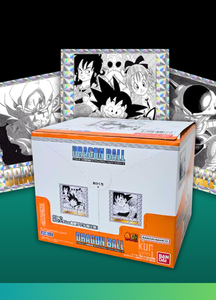 Dragon Ball 40th Anniversary Original Illustration Sticker Wafers Booster Box