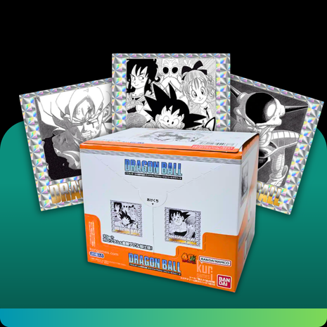 Dragon Ball 40th Anniversary Original Illustration Sticker Wafers Booster Box